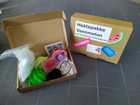 DIY heklepakke Vannmelon