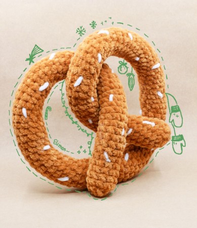 Pretzel - Sprø saltkringle - Kosedyr