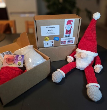 DIY heklepakke nissefar